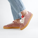 AARI CORD SNEAKER ROSE