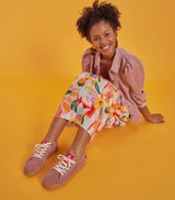 AARI CORD SNEAKER ROSE