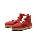 ADAM WOOL LACE BOOTIE RED