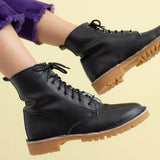 ASTA CORN LACE BOOT BLACK
