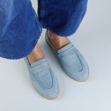 AZURA SUEDE LOAFER LT. BLUE