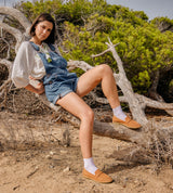 AZURA SUEDE LOAFER WHISKY