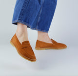 AZURA SUEDE LOAFER WHISKY