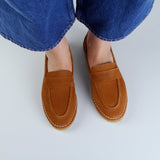 AZURA SUEDE LOAFER WHISKY