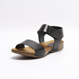 CLARA LEATHER SANDAL BLACK
