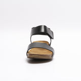 CLARA LEATHER SANDAL BLACK