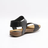 CLARA LEATHER SANDAL BLACK