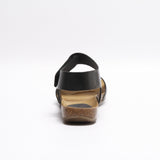 CLARA LEATHER SANDAL BLACK