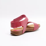 CLARA LEATHER SANDAL FUCHSIA