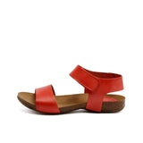 CLARA LEATHER SANDAL LIPSTICK