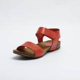 CLARA LEATHER SANDAL LIPSTICK