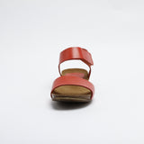 CLARA LEATHER SANDAL LIPSTICK
