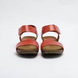 CLARA LEATHER SANDAL LIPSTICK