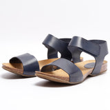 CLARA LEATHER SANDAL NAVY