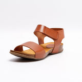 CLARA LEATHER SANDAL WHISKY