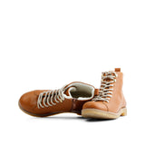 DARA NAPPA LACE BOOTIE KASTANIE