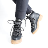 DEMI LACE BOOTIE BLACK