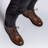 ELA LACE BOOTIE WHISKY