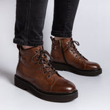 ELA LACE BOOTIE WHISKY