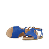ELDORA LEATHER SANDAL BLUE