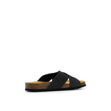 ELISA NUBUK SANDAL BLACK