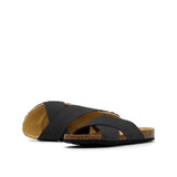 ELISA NUBUK SANDAL BLACK