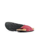 ELISA NUBUK SANDAL BORDO