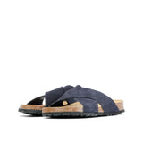 ELISA NUBUK SANDAL MARINE