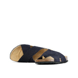 ELISA NUBUK SANDAL MARINE