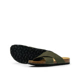 ELISA NUBUK SANDAL OLIVE