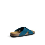 ELISA NUBUK SANDAL PETROL