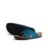 ELISA NUBUK SANDAL PETROL