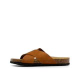 ELISA NUBUK SANDAL WHISKY