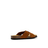ELISA NUBUK SANDAL WHISKY
