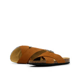 ELISA NUBUK SANDAL WHISKY
