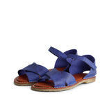 ENYA LEATHER SANDAL BLUE