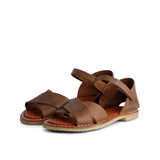 ENYA LEATHER SANDAL WHISKY