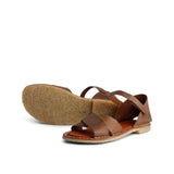 ENYA LEATHER SANDAL WHISKY