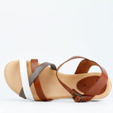 FIONA SANDAL CUERO-GREY-WHITE