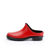 GARDEN CLOG RUBBER CLOG RED