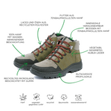 HIKING HEMP BOOTIE OLIVE