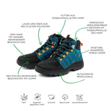 HIKING HEMP BOOTIE PETROL