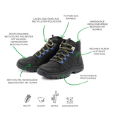 HIKING VEGAN BOOTIE BLACK