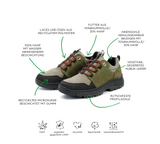 HIKING HEMP SHOE OLIVE