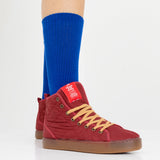 ISA PADDED SNEAKER WINE
