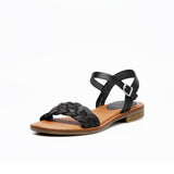 KEA LEATHER SANDAL BLACK