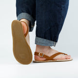 KIA BAREFOOT SANDAL NUBUK WHISKY
