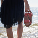 KIM LEATHER SANDAL ROST