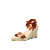 ANNA YUTE WEDGE SANDAL CUERO