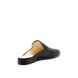 SOFIA LEATHER CLOG BLACK